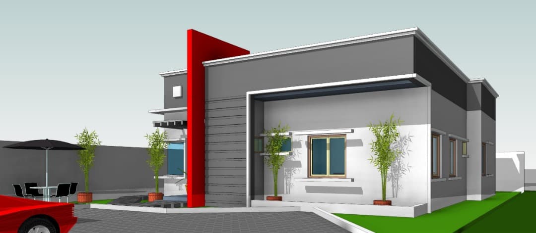 Modern architecture with glass and steel structures